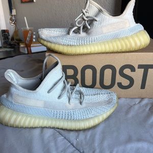 Cloud white yeezy 350s